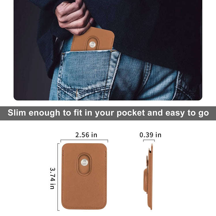 For Airtag Positioner Fiber Card Clip Anti-Theft Card Tracker Protection Cover, Size: Magnetic(Wi...