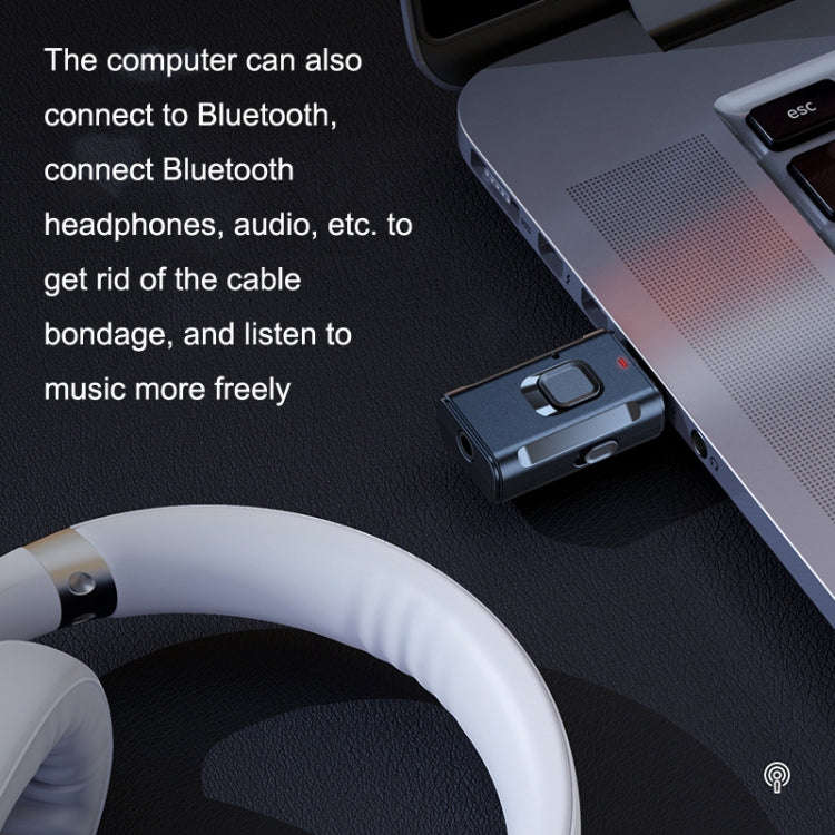 2-in-1 Car Bluetooth Receiver Audio Power Amplifier Bluetooth Transmitter