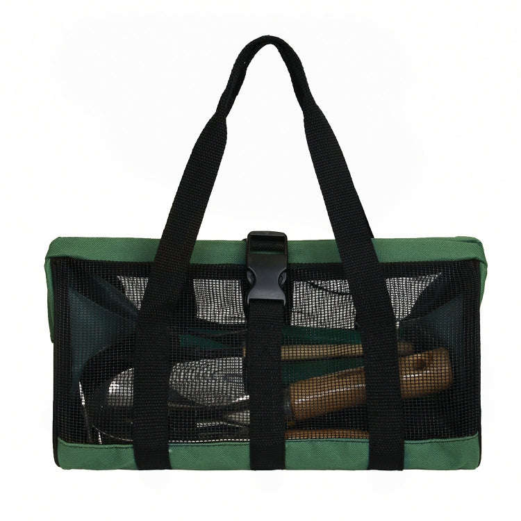 Multifunctional Breathable Portable Garden Tool Bag Fishing Gear Storage Bag(Blue Flower)