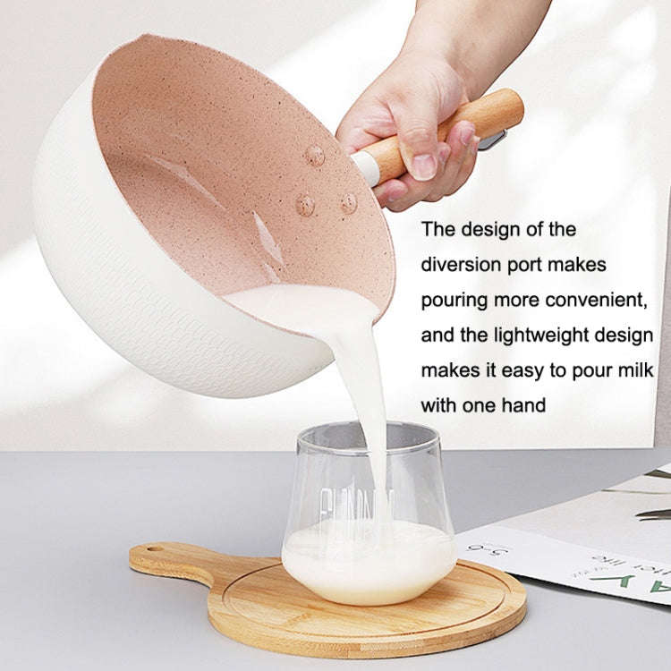 20cm With Cover Boil Instant Noodles Non-Stick Pan Baby Food Supplement Pan Maifan Stone Small Mi...