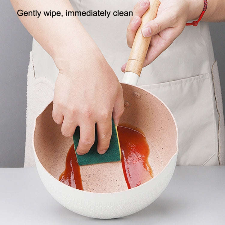 20cm With Cover Boil Instant Noodles Non-Stick Pan Baby Food Supplement Pan Maifan Stone Small Mi...