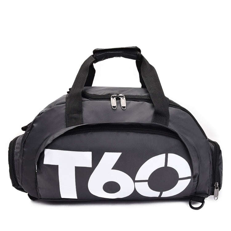 Fitness Football Backpack Swimming Taekwondo Waterproof Nylon Multi-purpose Travel Bag(Dark Gray)