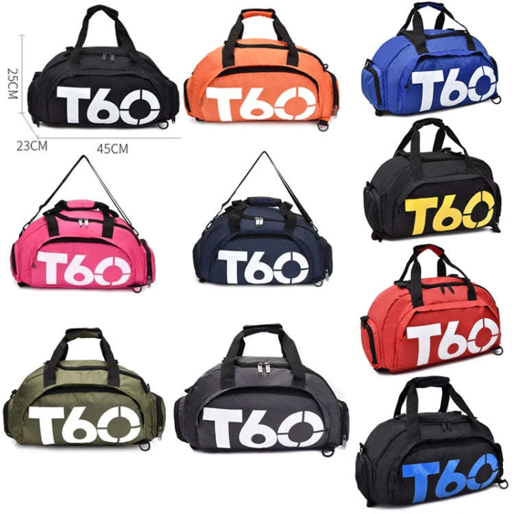 Fitness Football Backpack Swimming Taekwondo Waterproof Nylon Multi-purpose Travel Bag(Deep Blue)