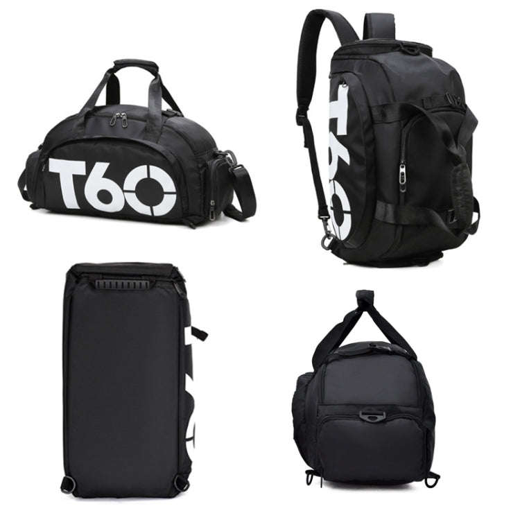 Fitness Football Backpack Swimming Taekwondo Waterproof Nylon Multi-purpose Travel Bag(Deep Blue)