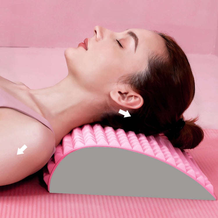 Lumbar Relaxing Massager Spinal Corrective Stretch Exercise Aid, Specification: Color Matching (B...