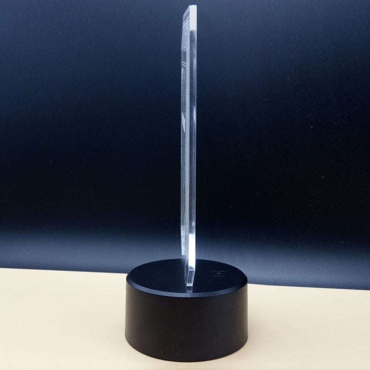 3D Game Handle Three-dimensional Colorful LED Lights, Style: Touch Black Base+Remote Control