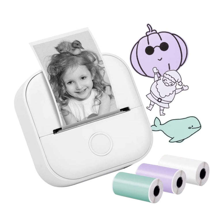 Phomemo T02 Gift Box Phone Bluetooth Mini Printer Photo Thermal Printer Family Student Wrong Ques...