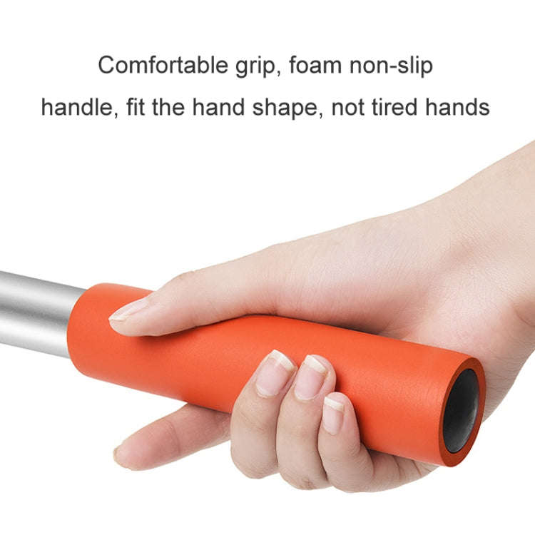 Car Wash Mop Soft Brush Long Handle Telescopic Rotary Car Cleaning Tool(Orange)