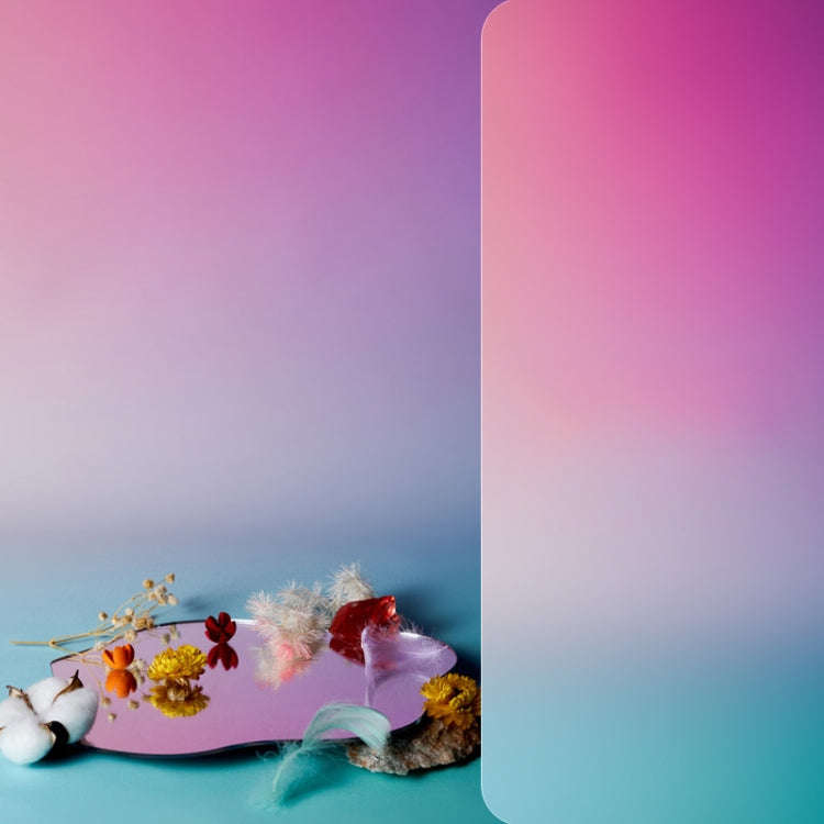 78x106cm Gradient Background Paper Photography Portrait Photo Props(Sunset And Sea)