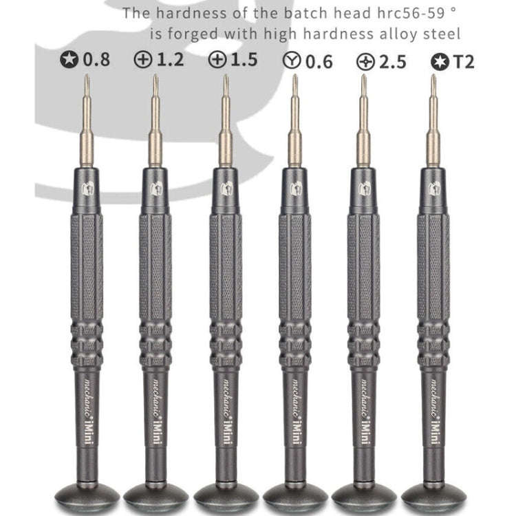 MECHANIC iMini Series Mobile Phone Repair Glasses Screw Batch Clock Tool, Series: Phillips 1.5
