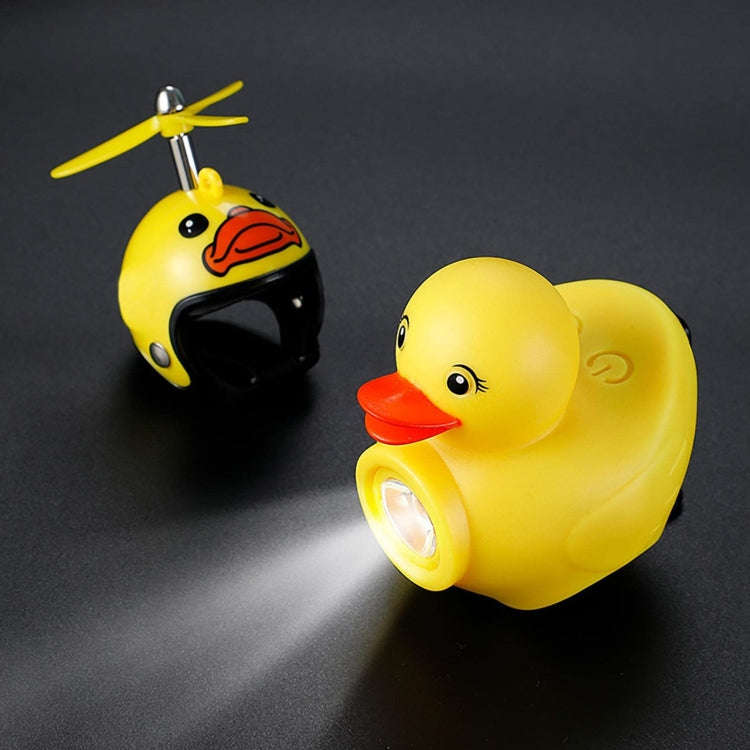 Yellow Duck Bike Bell Handlebar Headlight Car Ornaments Cycling Accessories Helmets Decor(Dog Hel...