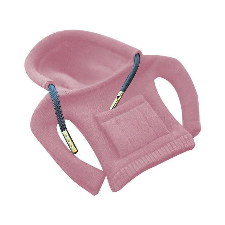 2pcs Car Gear Shift Brake Handle Hoodie Decorative Cover(Pink)