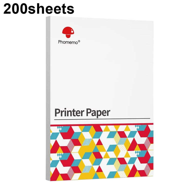 For Phomemo M08F 200sheets Thermal Printing Paper Compatible for MR.IN Brother Pocket Jet / MT800...