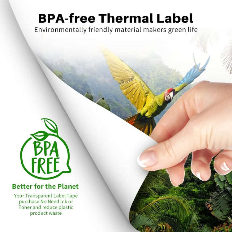 For Phomemo M08F 200sheets Thermal Printing Paper Compatible for MR.IN Brother Pocket Jet / MT800...