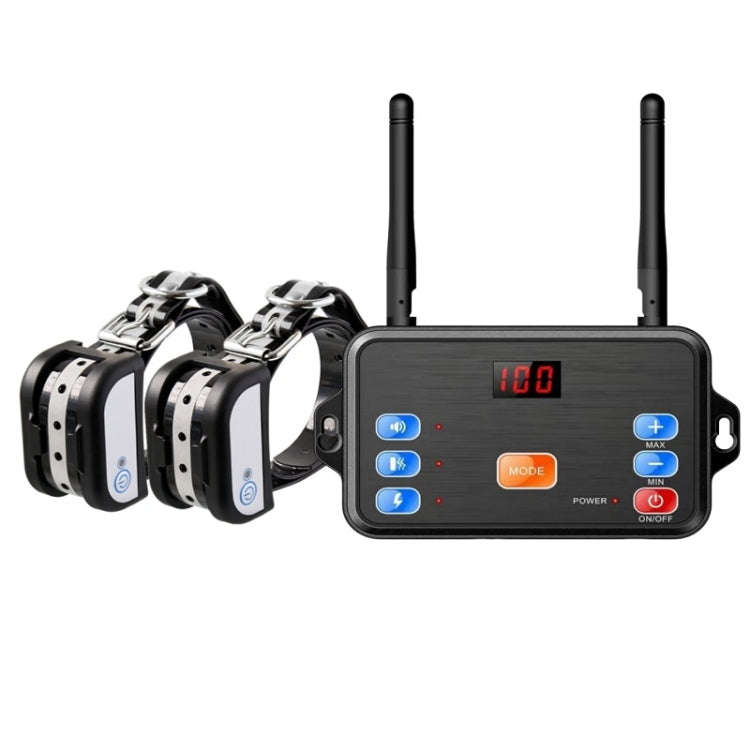 2 In 1 Pet Wireless Fence Bark Control Smart Dog Trainer, Set: 1 For 2