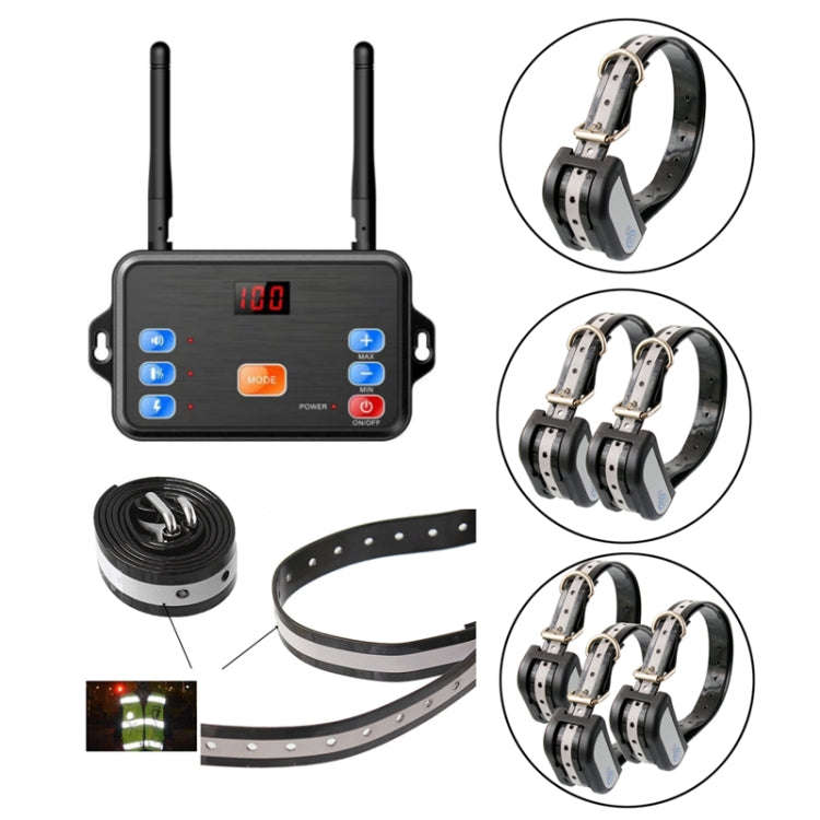2 In 1 Pet Wireless Fence Bark Control Smart Dog Trainer, Set: 1 For 2