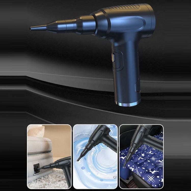 Vehicle-Mounted Home Rechargeable Vacuum Cleaner Keyboard Case Dust Blower(White)