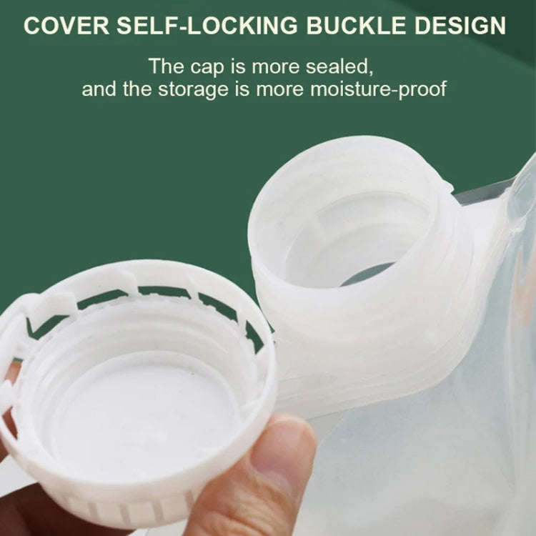5pcs Portable Food Packaging Bag Grain Sealed Bag Fresh-keeping Storage Bag, Capacity: 1.5kg