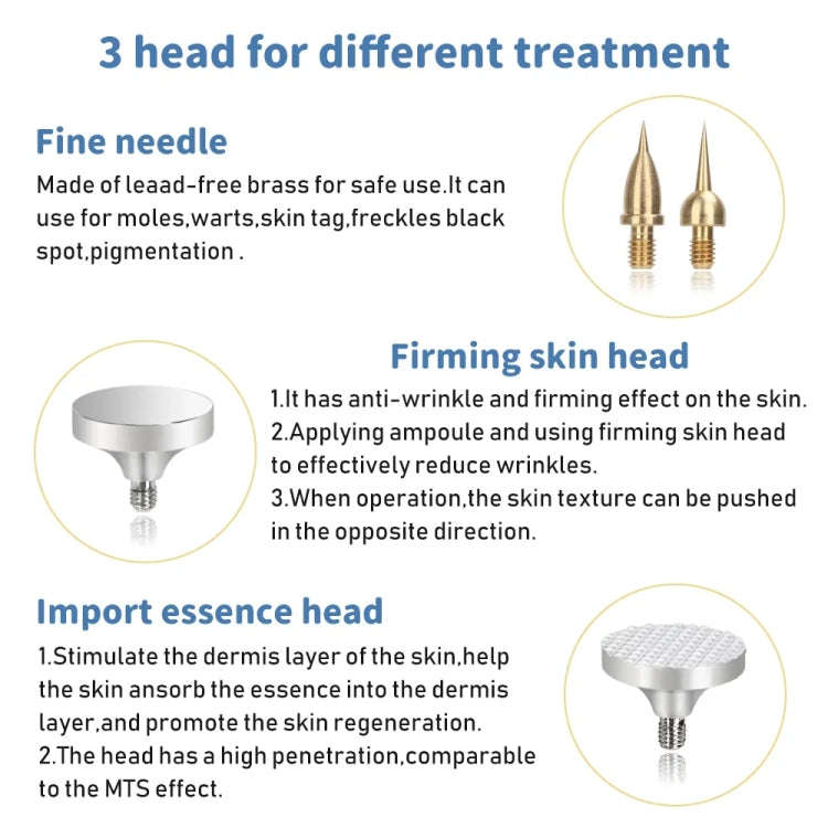 Spot Mole Pen Spot Removal Instrument Home Beauty Instrument, Spec: Charging Model EU Plug(White)
