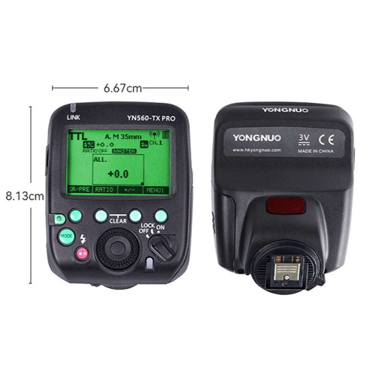 For Nikon YONGNUO YN560-TX Pro High-speed Synchronous TTL Trigger Wireless Flash Trigger