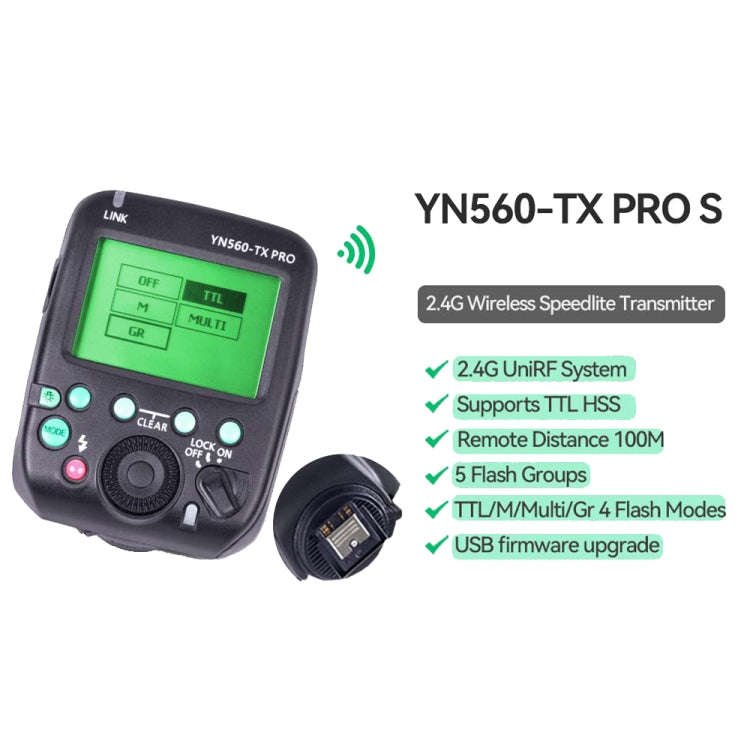 For Nikon YONGNUO YN560-TX Pro High-speed Synchronous TTL Trigger Wireless Flash Trigger
