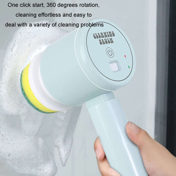 Multifunctional Handheld Wireless Folding Electric Cleaning Brush(Athens White)