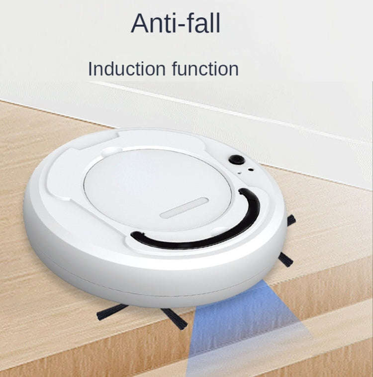 3-in-1 1800pa Smart Cleaning Robot Rechargeable Auto Robotic Vacuum Dry Wet Mopping Cleaner(Black)