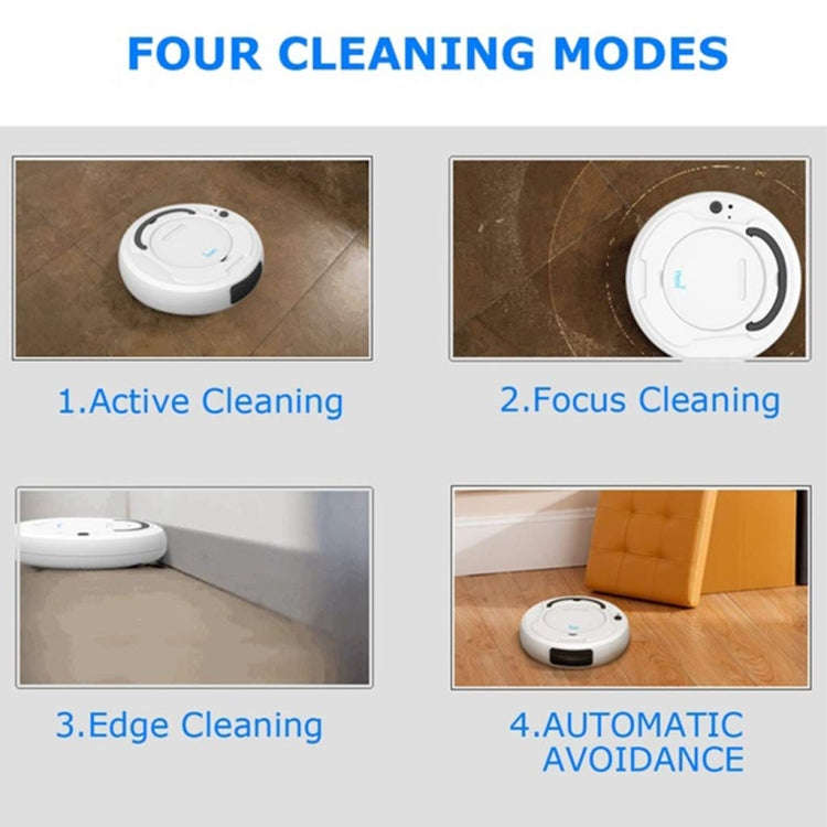 3-in-1 1800pa Smart Cleaning Robot Rechargeable Auto Robotic Vacuum Dry Wet Mopping Cleaner(Gray)