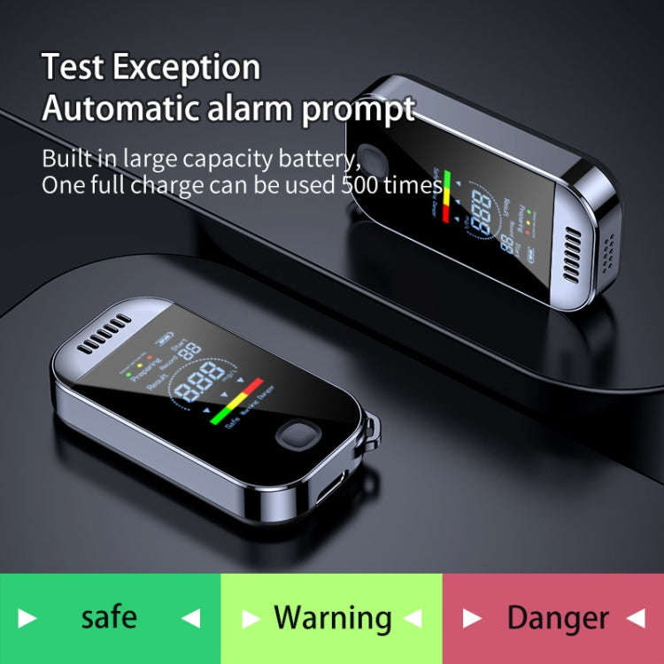 Mini Non-contact High-sensitivity Color Screen Digital Display Alcohol Tester(English)