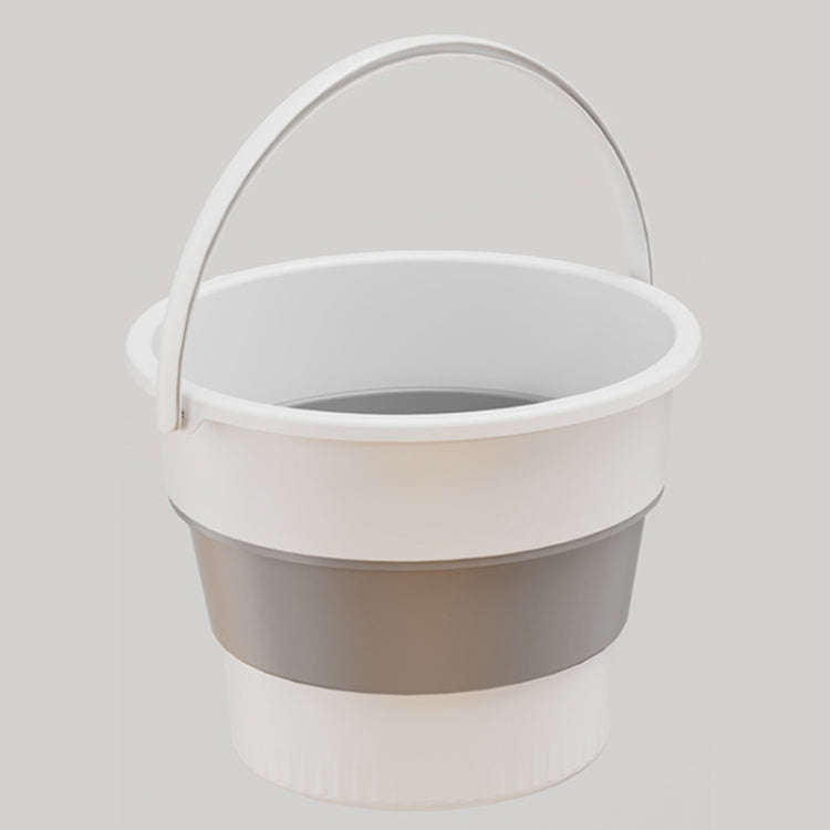 Large 17L Folding Thickened Portable Plastic Bucket Outdoor Fishing Barrel Car Travel Wash Barrel...