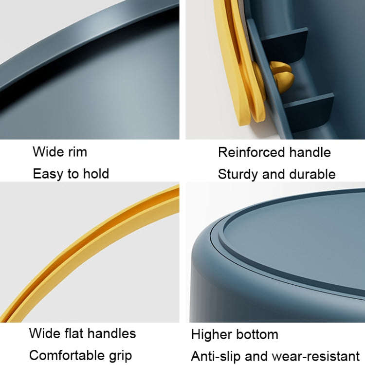 Large 17L Folding Thickened Portable Plastic Bucket Outdoor Fishing Barrel Car Travel Wash Barrel...
