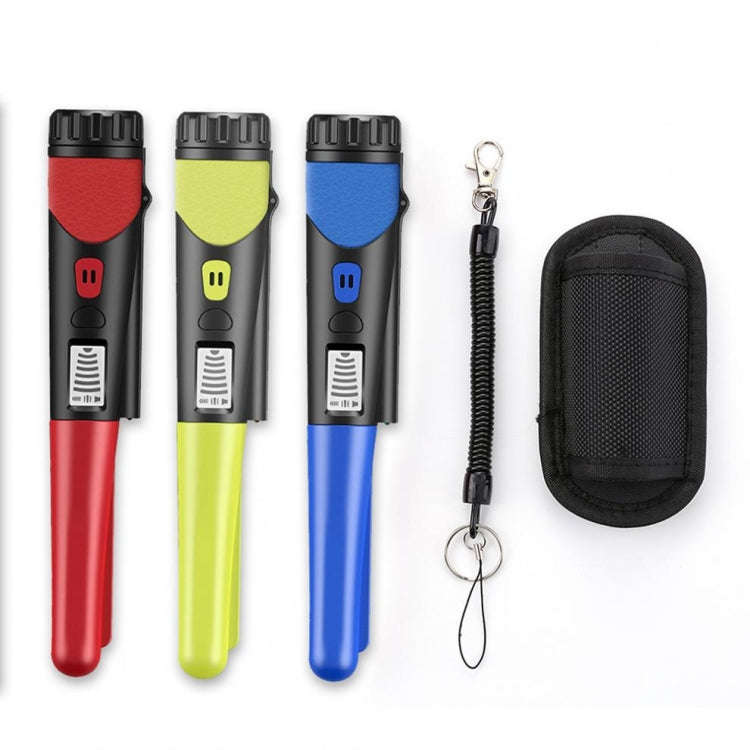 Handheld Metal Detector LCD Display Gold Treasure Hunter with Flashlight(Orange)