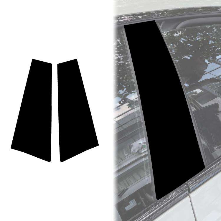 For BMW 4 Series M4 2pcs /Set Left and Right Drive Universal B-pillar Decorative Sticker(Black)