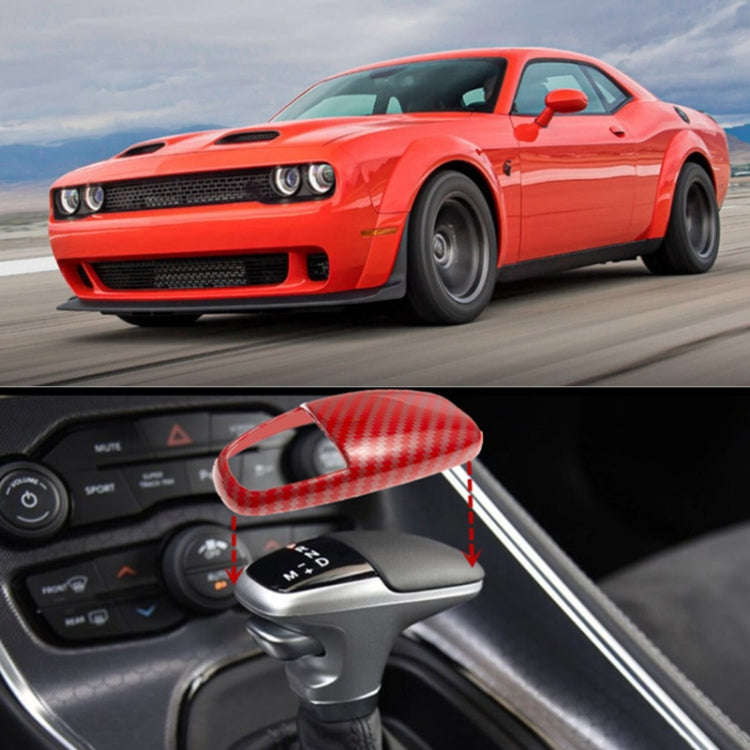 For Dodge Challenger/Charger SRT Gear Left-hand Drive Head Cover Gear Lever Decoration(Black)