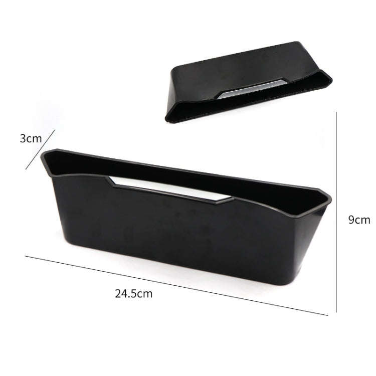 Car Gap Multifunctional Sundries Storage Box Seat Clip(Black)