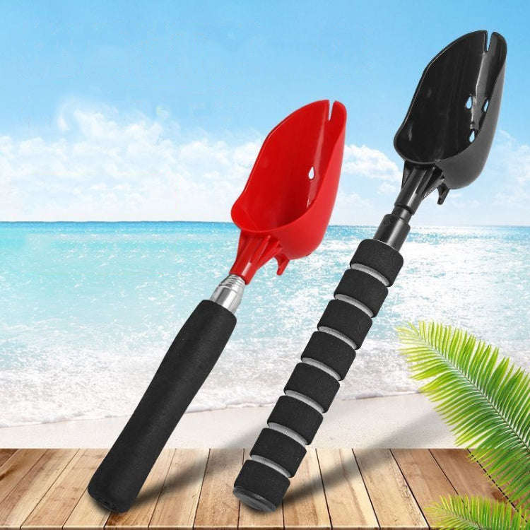 Fishing Bait Throwing Spoon Nesting Device Retractable Casting Scoop, Style: Stainless Steel