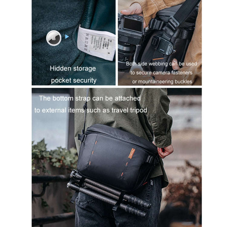 PGYTECH OneMo Stabilizer Drone Micro Camera Single Shoulder Storage Bag, Size: 11L(Black)