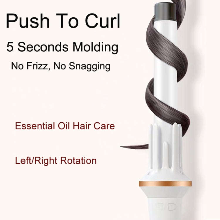 Automatic Curling Iron With Bi-Directional Rotating Ceramic Glaze Coating Hair Care, Plug: AU Plu...