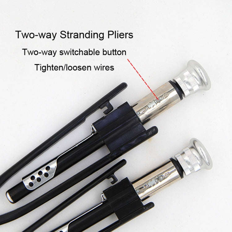 HSD WTP-806R 6-inch Two-way 235mm Stranding Wire Pliers Fuses Plier Twist Wire Clamp Tightening P...