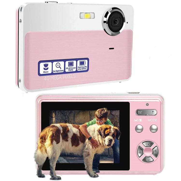 2.4 Inch IPS Screen 40 Million Pixel Digital Camera 16X Digital Zoom Video Macro Portable Camera(...