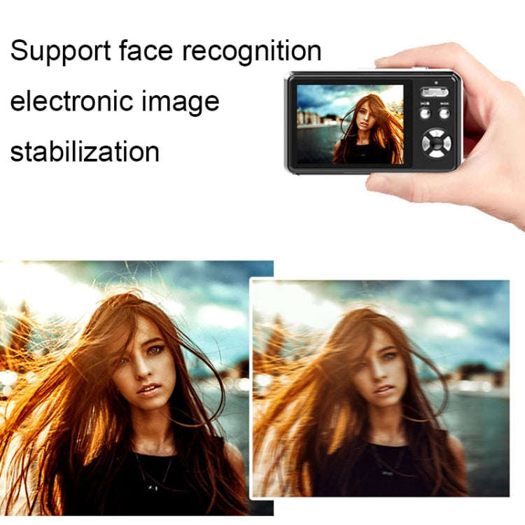 2.4 Inch IPS Screen 40 Million Pixel Digital Camera 16X Digital Zoom Video Macro Portable Camera(...