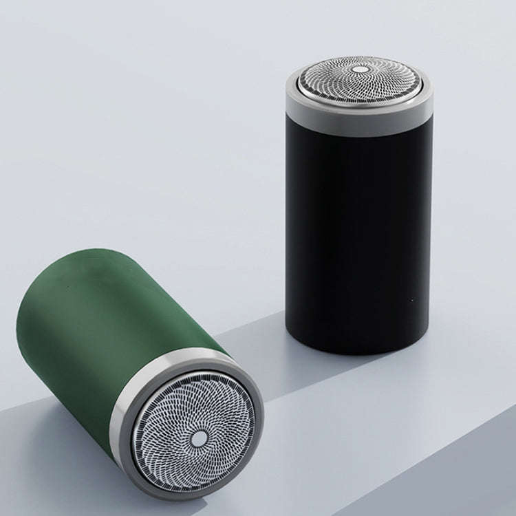 Motorized Men Mini Travel Portable Beard Razor Washable(Green)