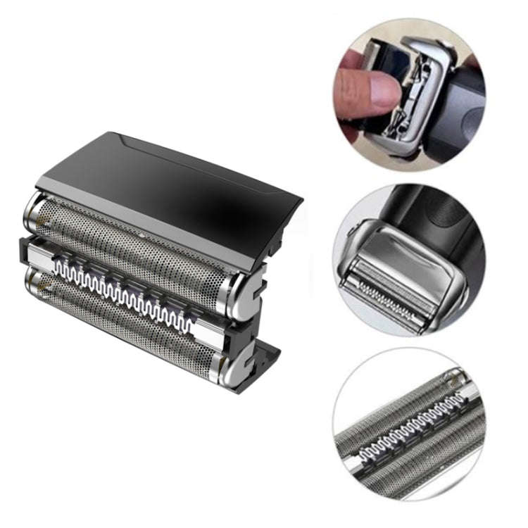 For BRAUN 5 Series/52B Electric Shaver Head Upgraded Omentum Assembly(With Words)