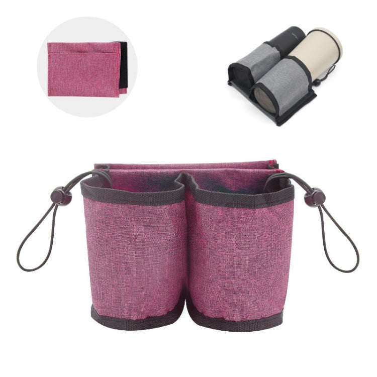 Multifunctional Suitcase Portable Storage Beverage Cup Holder(Red)