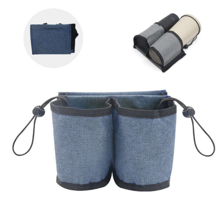Multifunctional Suitcase Portable Storage Beverage Cup Holder(Royal Blue)