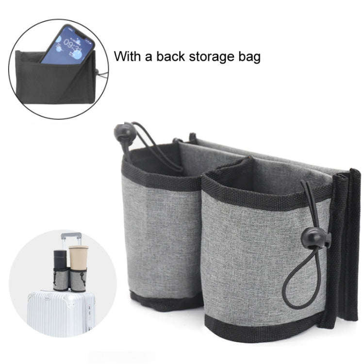 Multifunctional Suitcase Portable Storage Beverage Cup Holder(Royal Blue)