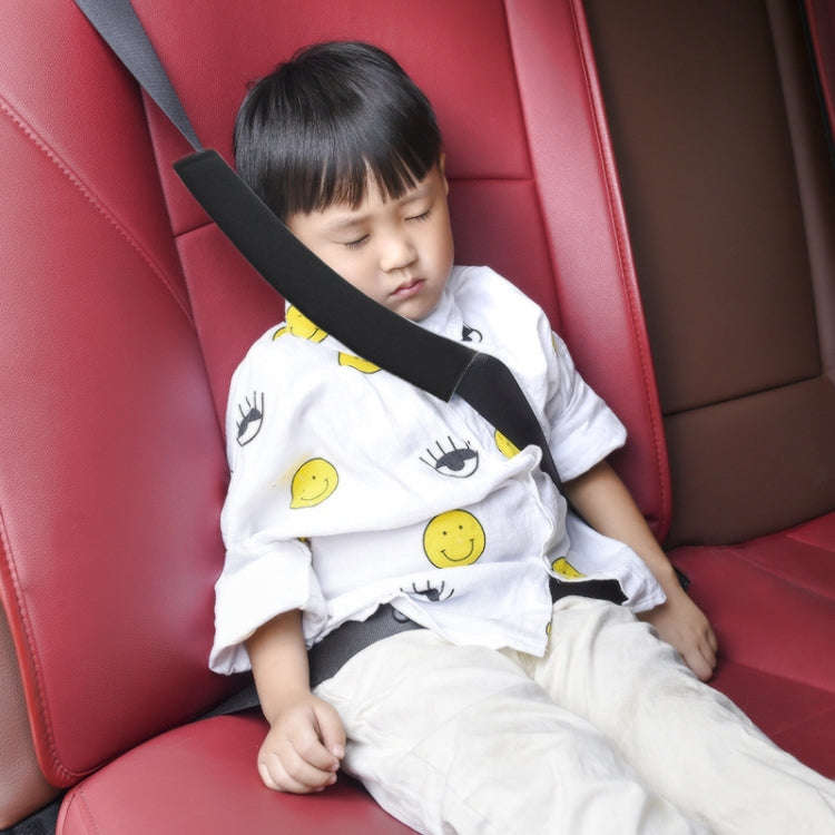 Car Seat Belts Soft Plush Shoulder Pads(Black)