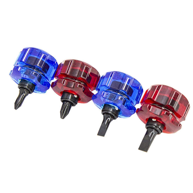 HSD HS-105 Portable Short Handle Phillips And Straight 2 In 1 Screwdriver With Magnetism
