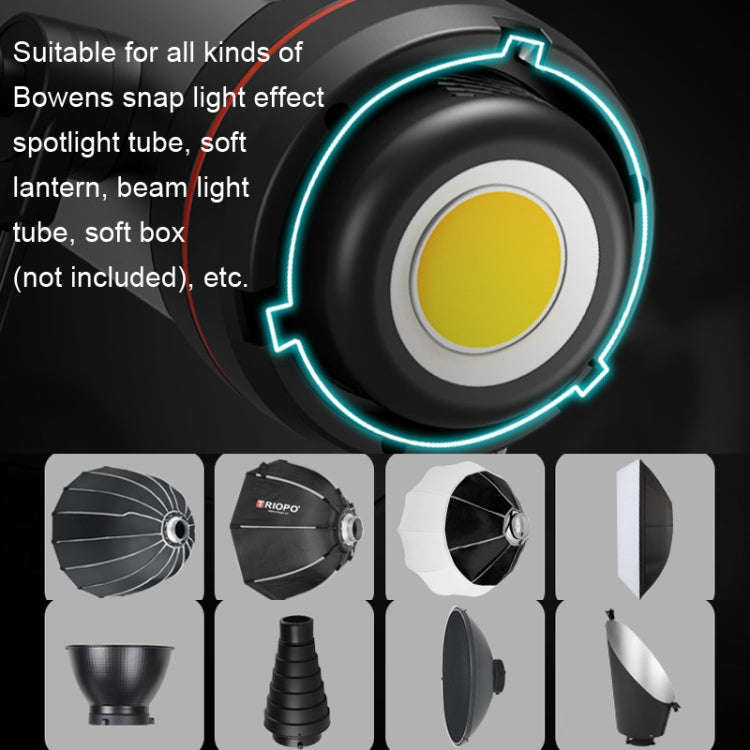 TRIOPO M200Bi Dual Color Temperature Live Broadcast Light Lamp Indoor Photography Lamp(US Plug)