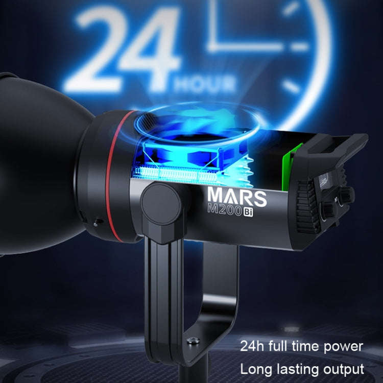 TRIOPO M200Bi Dual Color Temperature Live Broadcast Light Lamp Indoor Photography Lamp(US Plug)